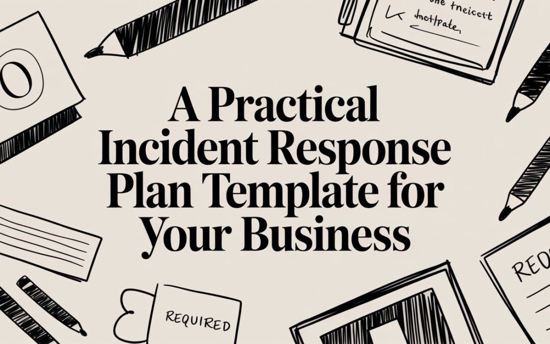 A Practical Incident Response Plan Template for Your Business